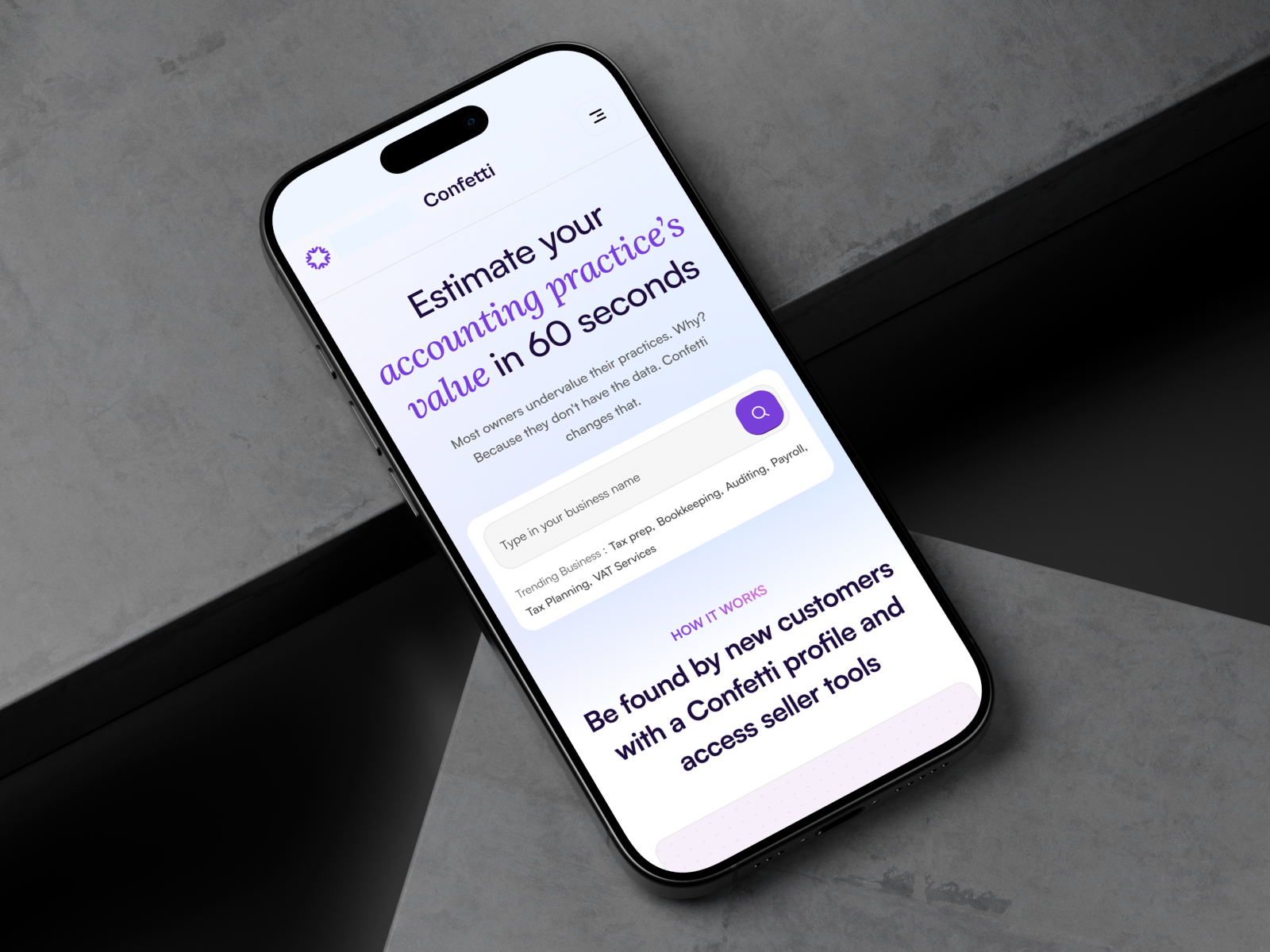 Confetti Marketplace — a website for buying & selling businesses ai integration ai powered app b2b businesses conversion dashboard design entrepreneurs intuitive marketplace navigation saas seamless sidebar ui ui design user experience ux website
