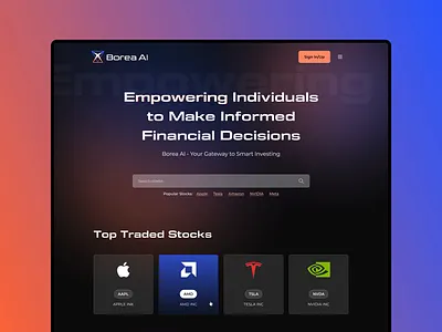 Startup Web Design for Borea AI business website home page homepage landing landing page marketing website page site startup landing startup landing page startup web design startup website startup website design web web design web page web site webpage website website design