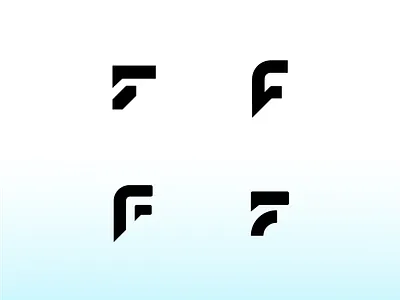 Frank initial concepts app bot chat clarity f f letter financial frank lettermark logo logo design mark modern personalized proactive purpose simple simplified tech wip