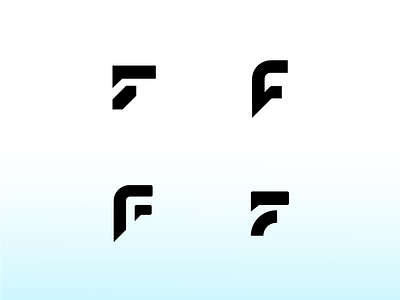 Frank initial concepts app bot chat clarity f f letter financial frank lettermark logo logo design mark modern personalized proactive purpose simple simplified tech wip