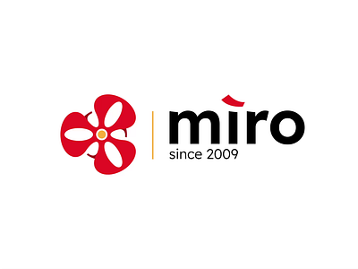 Miro – Logo Animation + Grid Breakdown branding creative logo flower food logo logo animation logo design logo grids logo guideline logo motion minimal logo minimalist motion motion graphics visual identity