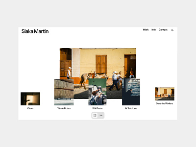 Slaka Martin―Framer Portfolio Website animation framer motion design portfolio ui webdesign website