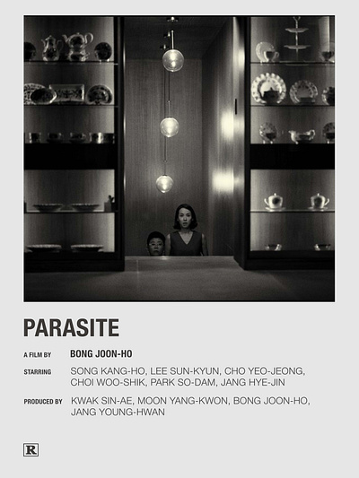 Parasite movie poster design graphic design photoshop poster