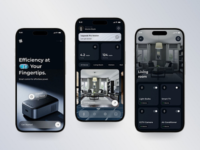 Kynvolt - Power Inverter Mobile app app app interface application design inverter mobile mobile app mobile screen modern app ui power ui design