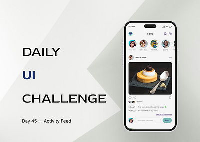 Daily UI · Challenge 47: Activity Feed activity feed dailyui design ui