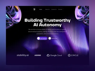 AI agent website landing page ai ai agent ai agents ai landing page ai saas ai startup ai web design awerd winning website modern 3d website next gen website uiux web3 website