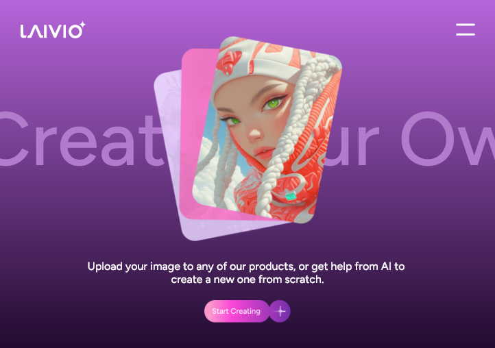 Laivio: Bridging AI Art & Physical Products ai design brand identity creative tech e commerce product design uiux web app