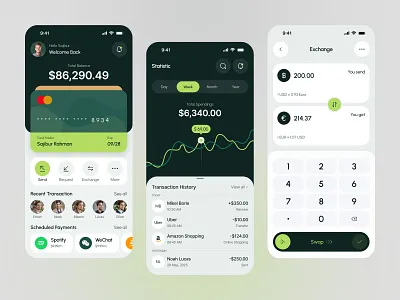 Mobile Banking App Design app design app ui bank app banking app banking mobile app best app design finance app finance app design financial app fintech app ios design mobile mobile app mobile app design mobile design modern app modern app ui ui ux
