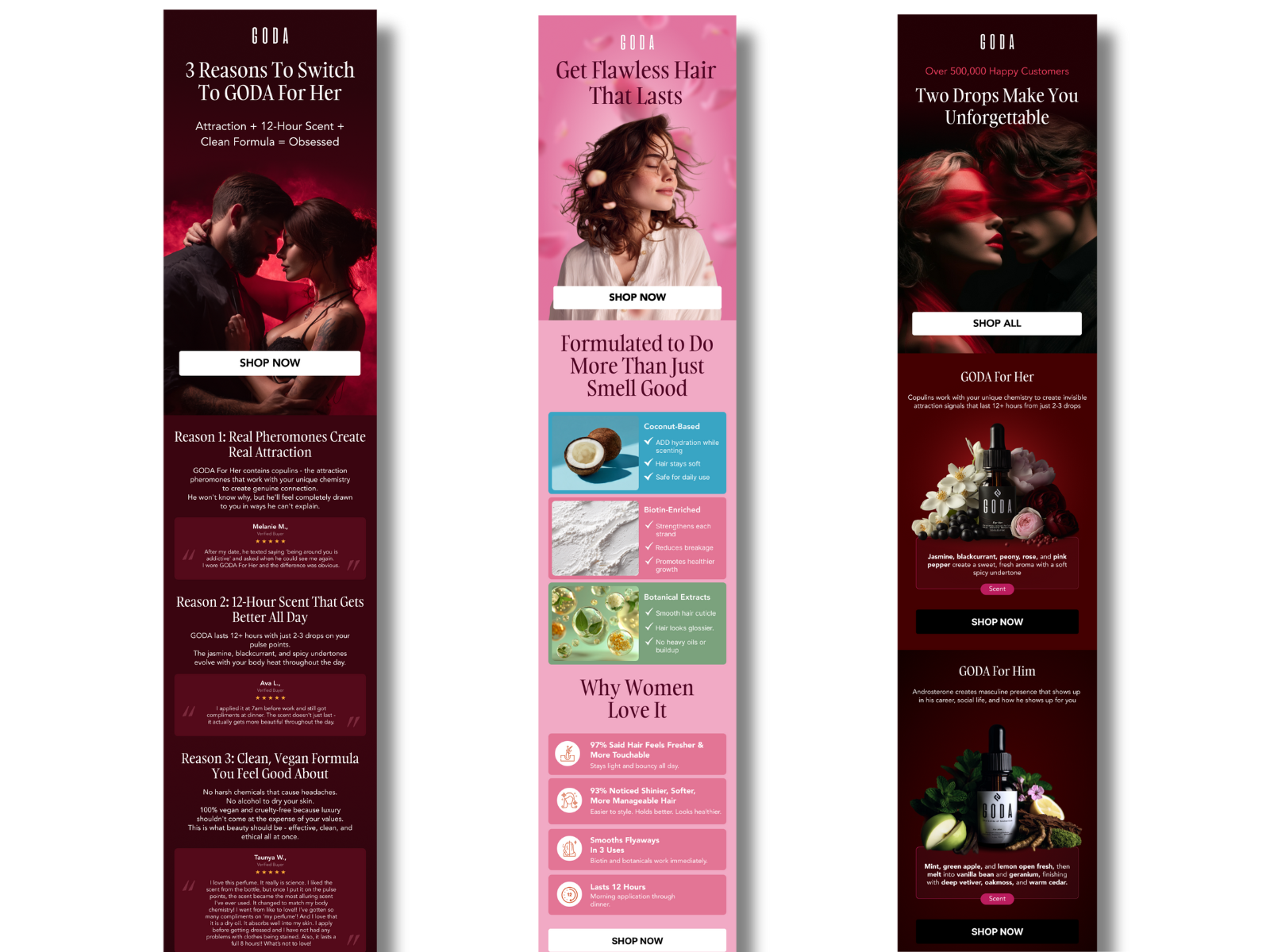 Figma premium email design for GODA automation canva email design email marketing email template design figma figma email design flows setup klaviyo klaviyo flows mailchimp newsletter design