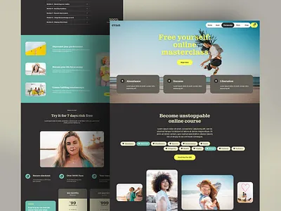 Life & Business Coach Elementor Website Template business coach coaching counseling creative elementor graphic design home page homepage landing life coach masterclass mentor online class template ux web web design website wordpress workshop