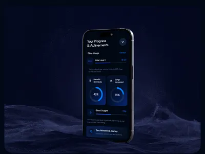 VapeAway Quit Vaping App design figma mobile app ui ux