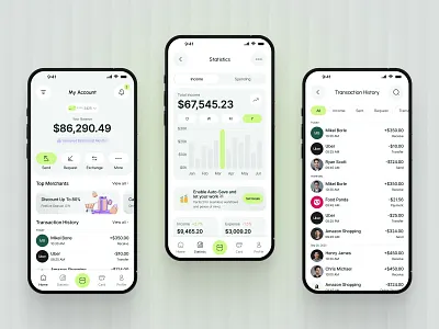 Mobile Banking App Design app design app ui bank app banking app banking mobile app best app design finance app finance app design fintech app ios design mobile mobile app mobile app design mobile design modern app modern app ui money management app payment getway ui ui ux