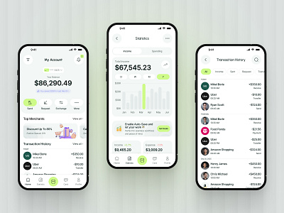 Mobile Banking App Design app design app ui bank app banking app banking mobile app best app design finance app finance app design fintech app ios design mobile mobile app mobile app design mobile design modern app modern app ui money management app payment getway ui ui ux
