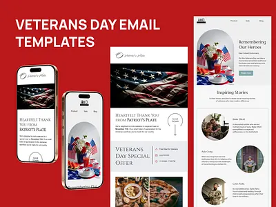 Veterans Day Email Design design email email builder email campaign email design email marketing email newsletter email templates html email newsletter stripo email ux design web design