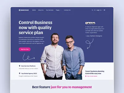 Marketolds - Digital Marketing Landing Page agency business creative agency digital marketing elementor growth landing page marketing marketing website template ui design uiux website wordpress