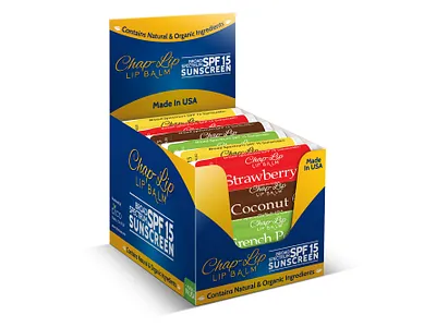 Lip Balm Product Counter Pop Design box branding cashier clean counter counter pop creative design display graphic design label modern new packaging pop print product professional