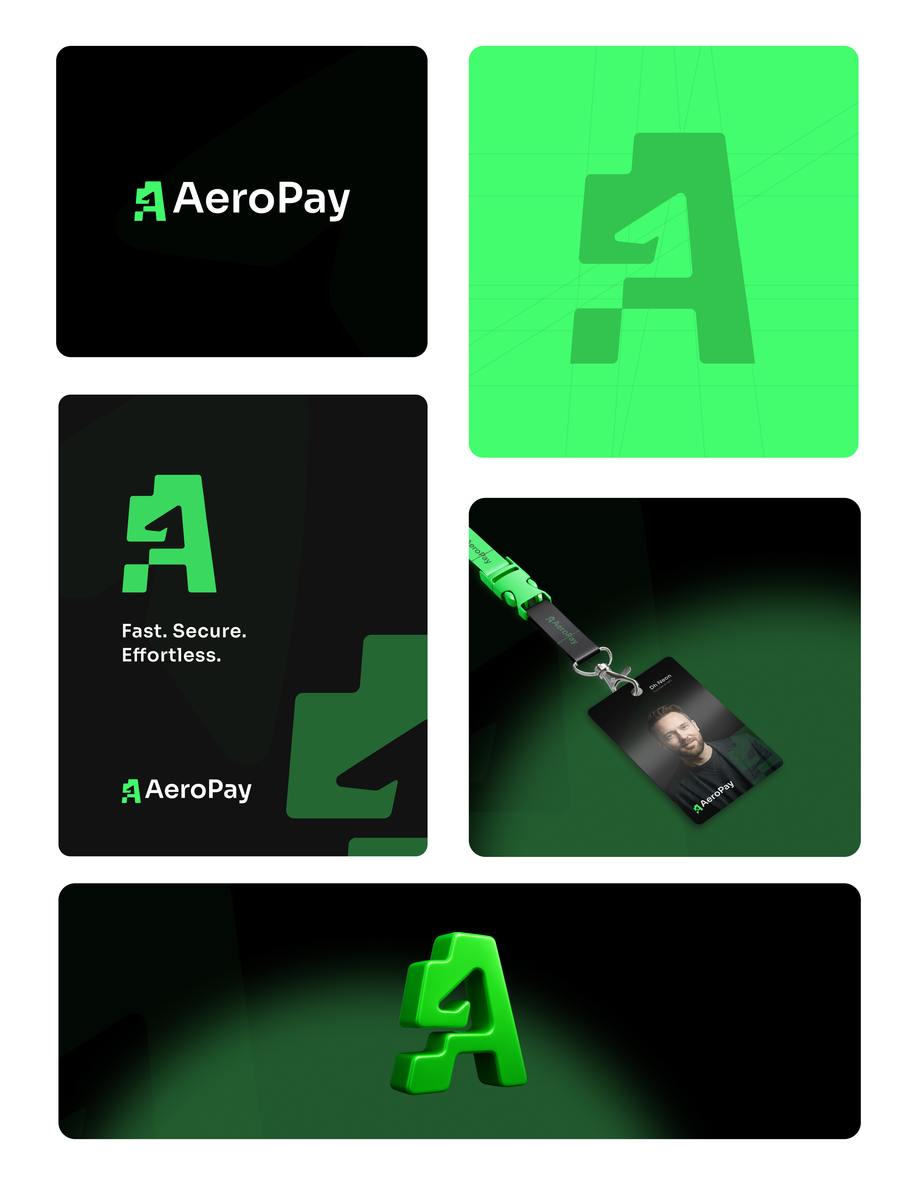 AeroPay – Fintech Logo Concept 💳 app branding figma fintech graphic design logo ui