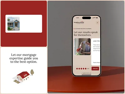 NMC — Mobile UI Elements animation best web design design figma mobile animation mobile design modern website mortgage ui ui design uiux uiux design user experience user experience design user interface user interface design ux web design website design website ui