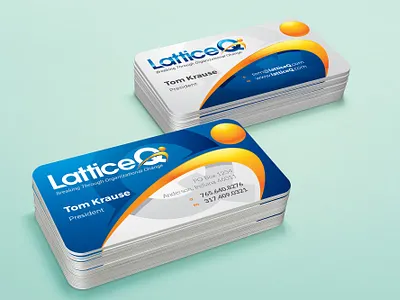 Business Consultant Business Card Design blue branding business card clean coaching consulting creative design graphic design idea latest logo modern namecard new orange print professional unique