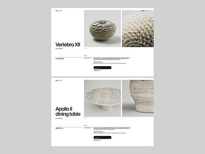 Solvær — Catalog of Contemporary Collectible Design Pieces branding design ecommerce illustration interface interface design logo minimalism minimalist design product design ui ui design uiux ux ux design web design