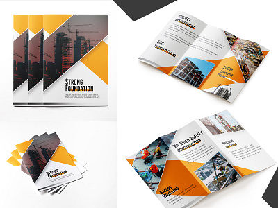 Construction Brochure Design branding brochure brochure design building brochure construction brochure flyer design graphic design pumphlet design