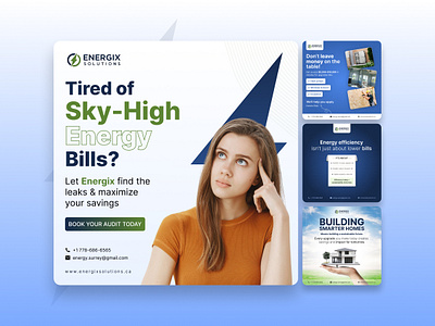 Energix Solutions brandvisuals energixsolutions socialmediadesign uiuxdesign