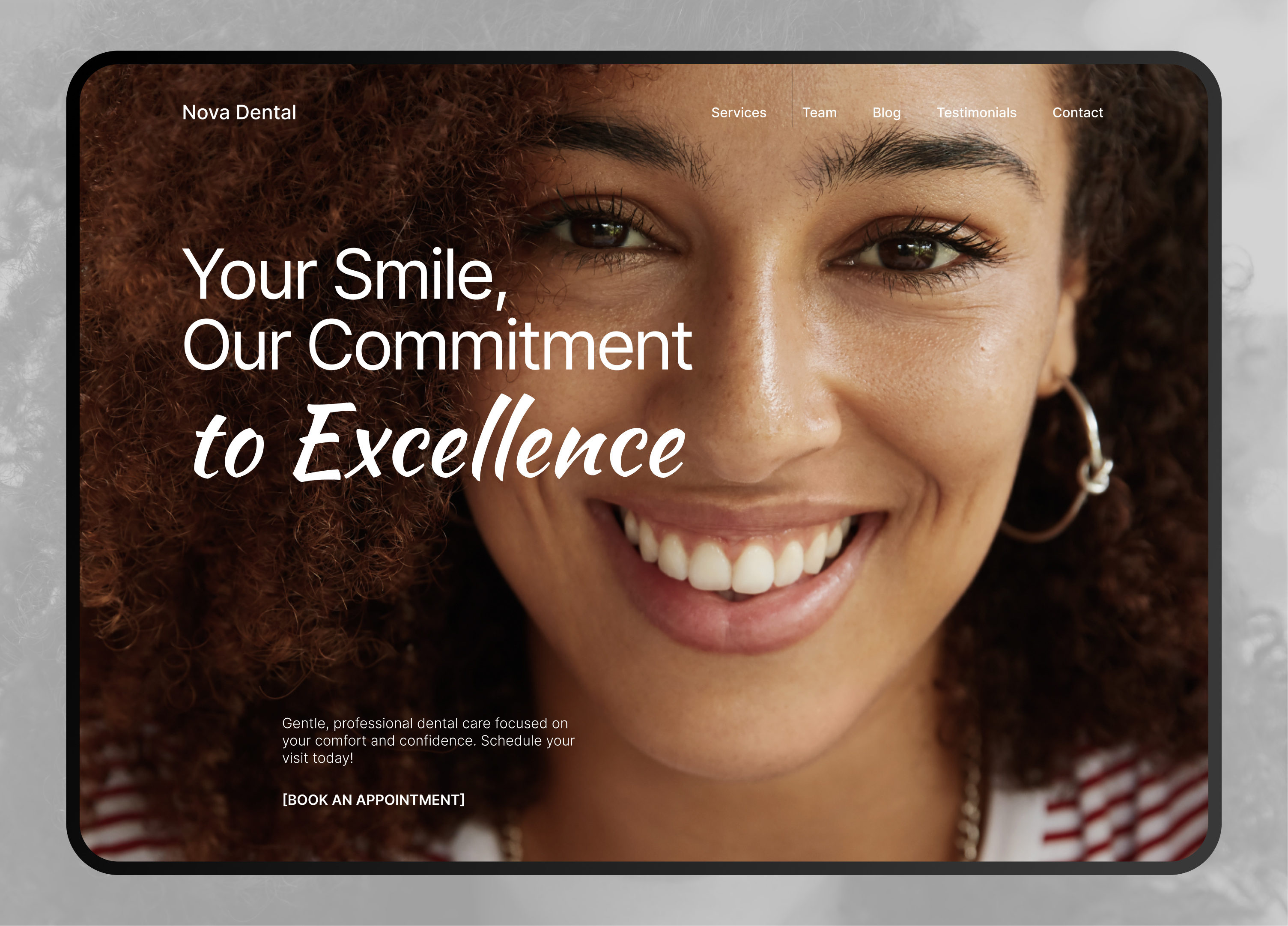 Dental Website Design custom design dental figma graphic design landing page ui design ui ux ui ux design ux website