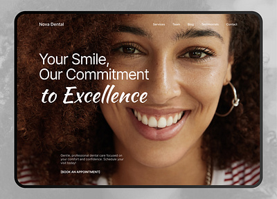 Dental Website Design custom design dental figma graphic design landing page ui design ui ux ui ux design ux website