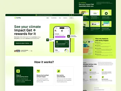 SaaS Landing Page Design for Earthy branding custom design figma graphic design landing page landingpage ui design ui ux ui ux design ux website