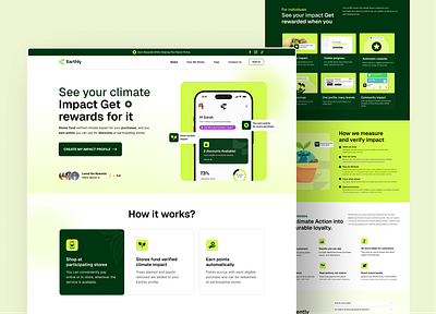 SaaS Landing Page Design for Earthy branding custom design figma graphic design landing page landingpage ui design ui ux ui ux design ux website