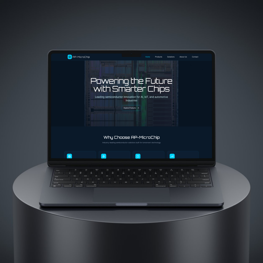 UX/UI Design for a Semiconductor company by Arunprabakar N on Dribbble