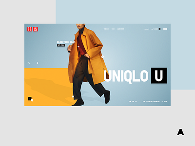 The new design concept for UNIQLO branding design graphic design ui