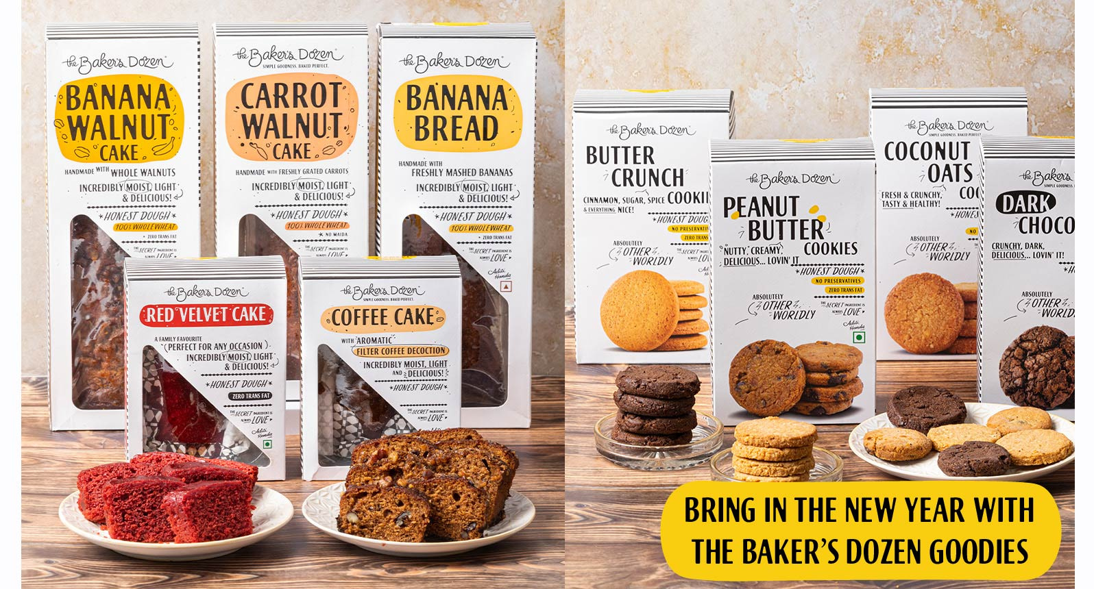 Bring in the New Year with these The Baker's Dozen Goodies by TBD on