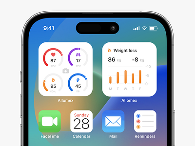 Health tracking widgets application health healthcare heartbeat ios life lungs progress weightloss widget