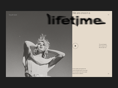 Lifetime artdirection design digitaldesign inspiration landingpage ui uidesign uiux visualdesign