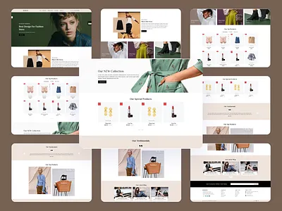 🛍 Modern E-commerce Web Design – Crafted for Performance & Styl animation branding design graphic design illustration logo motion graphics ui ux vector