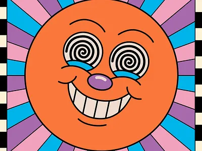 Yeye Weller Psychodellic Animation after effects animation character animation loop