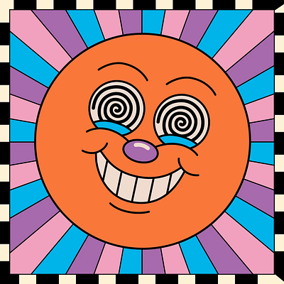 Yeye Weller Psychodellic Animation after effects animation character animation loop