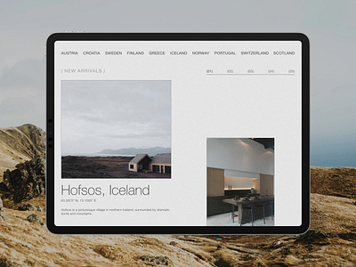 Tour Catalog for Solace | Travel Agency agency catalog homepage tour travel ui user experience user interface ux uxui web webdesign website