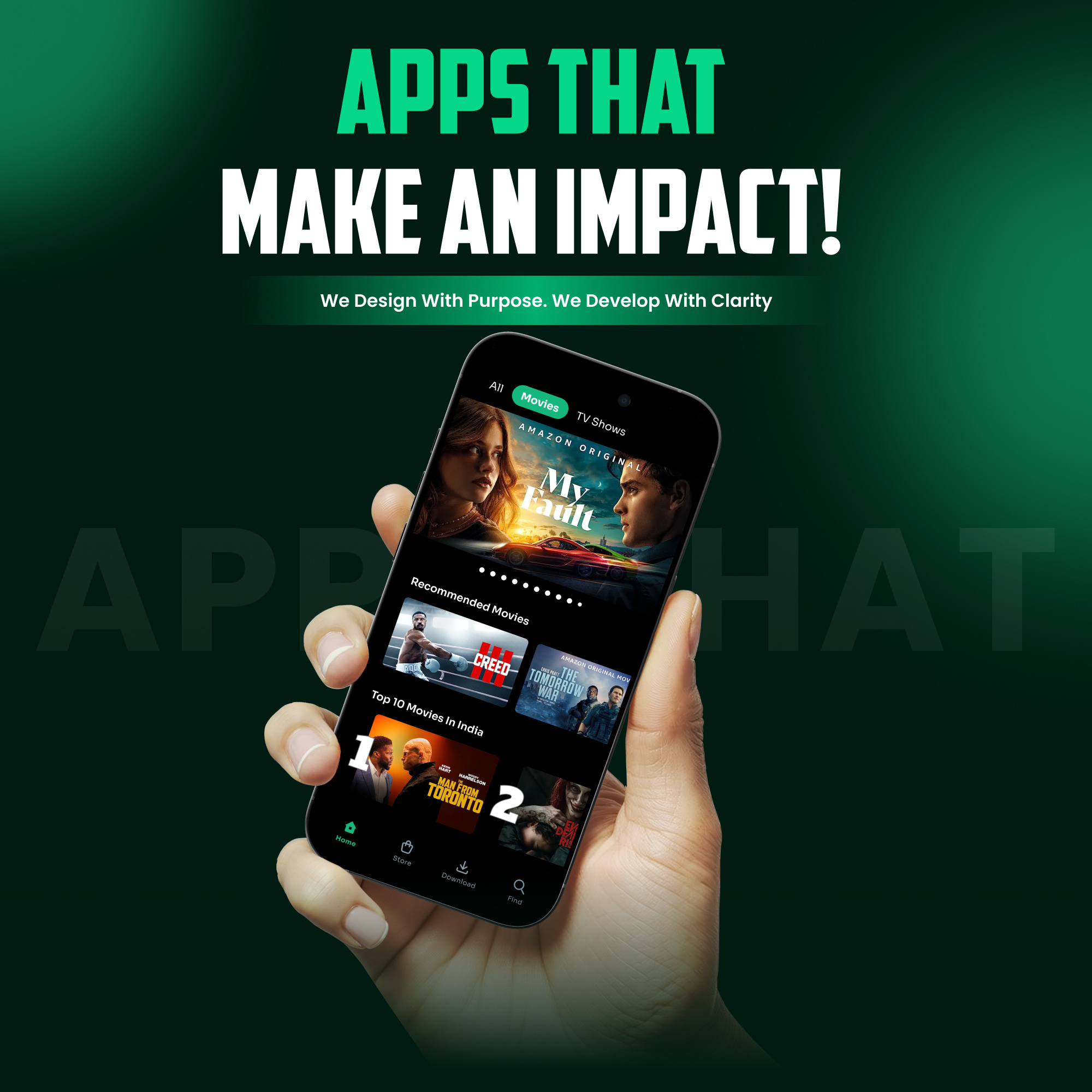Mobile Apps that Make An Impact animation graphic design logo