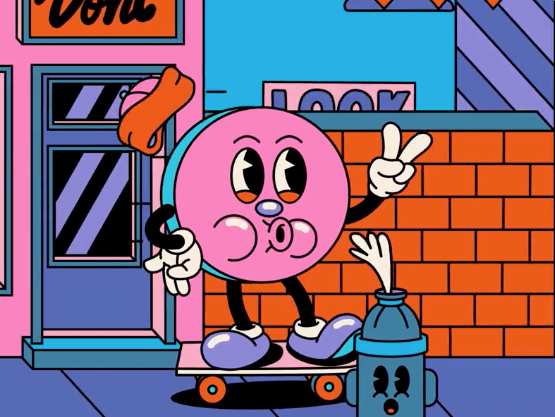 Yeye Weller Don't Look Back after effects animation bucle character animation character design illustration motion