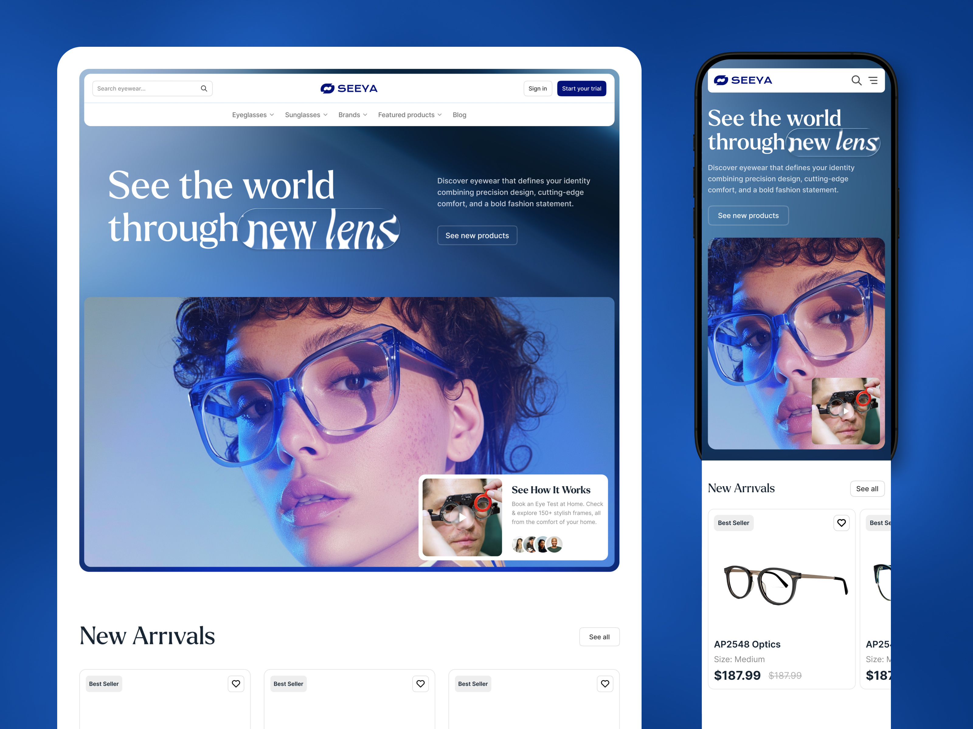 Example of Website UI UX Design | Website Redesign