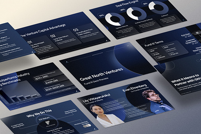 Venture Capital Fund Pitch Deck Design branding figma google slides graphic design pitch deck powerpoint presentation slides vc fund pitch deck vc pitch deck venture capital pitch deck