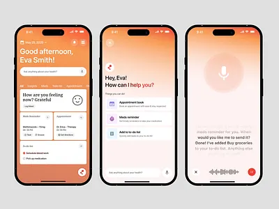 Connectome – Healthcare Mobile App app design app interface application ui design graphic designer healthcare healthcare app medical app medical health medical healthcare mobile mobile app mobile app ui mobile apps mobile design mobile ui product design ui design ui ux wavespace