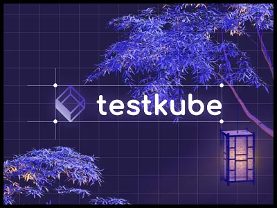 Testkube: Kubernetes testing framework branding b2b design brand identity branding calm tech cicd cloudnative dev tools developer tool devops enterprise branding gitops kubernetes kubernetes logo logo design organic design saas branding tech branding testing zen design zen garden