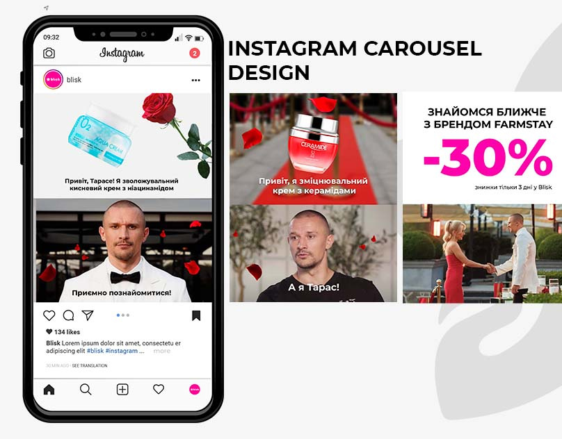 Trendy themed carousel design carousel graphic design instagram post design social media
