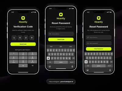 Secure Auth Flow UI - Re-creation (Dark Mode)