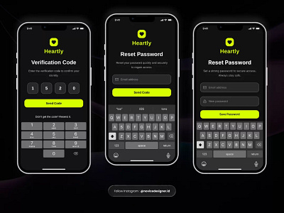 Secure Auth Flow UI - Re-creation (Dark Mode)