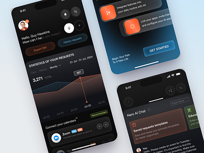 Mobile App for Finance app design application application design design interface ios app ios app design mobile mobile app mobile app design product service startup ui uiux ux