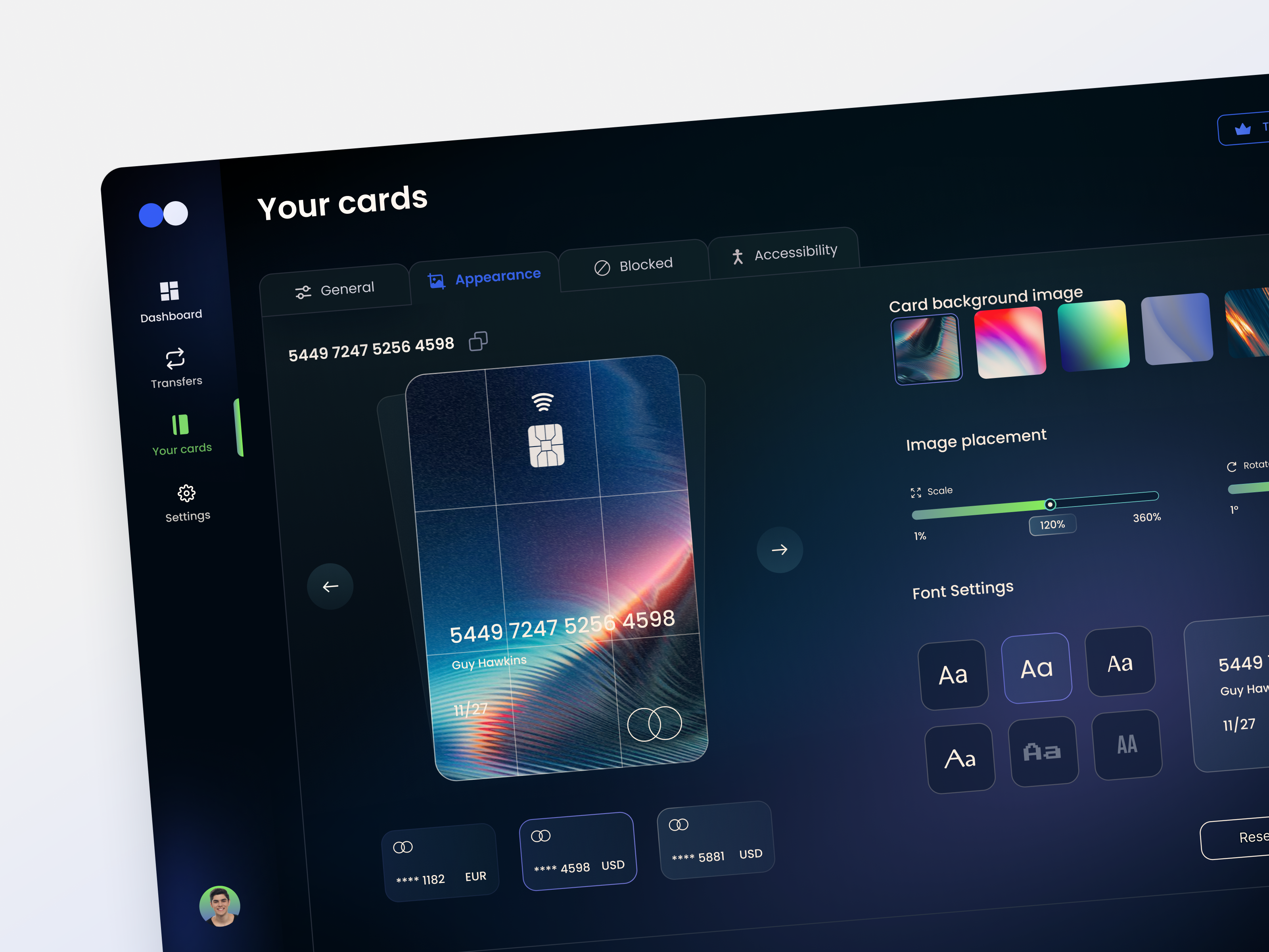 Dashboard for Finance design interface product service startup ui ux web website